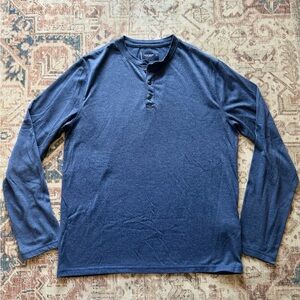 Lucky Brand Blue Long Sleeve Tee
